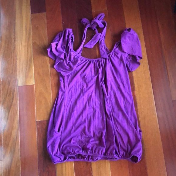Purple off the shoulder top! - Picture 3 of 3